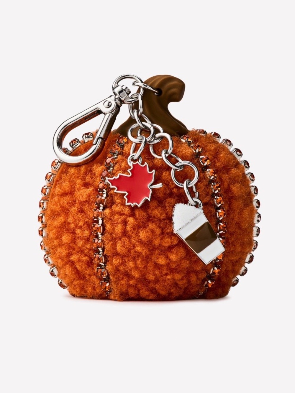 🆕🍂 BATH & BODY WORKS APPLIQUÉ PUMPKIN POCKETBAC HOLDER. BRAND NEW.